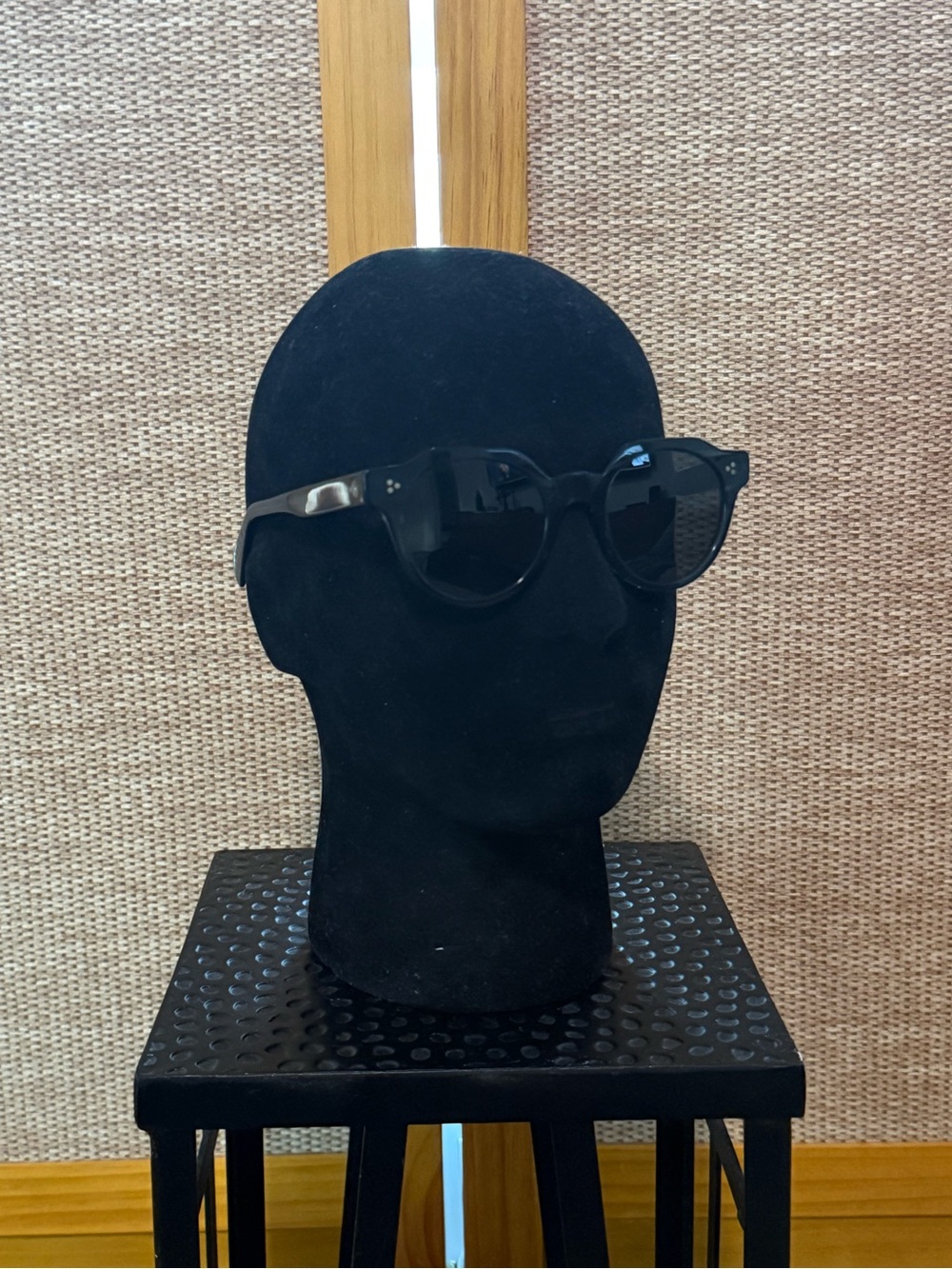 Oliver Peoples Midnight Round Frame Sunglasses